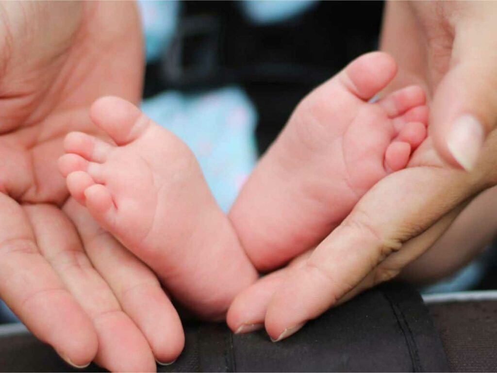 reflexologie plantaire bebe